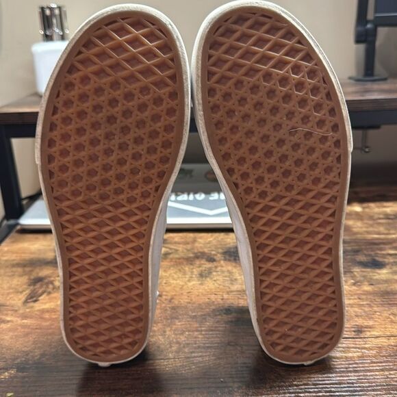 Vans Blue and White Slip one Size 8.5 - Picture 10 of 13